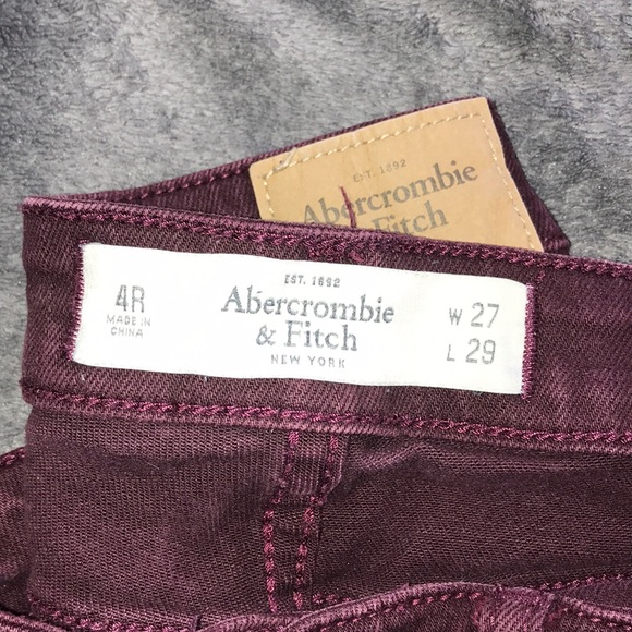 Maroon Jeans - Picture 2 of 3